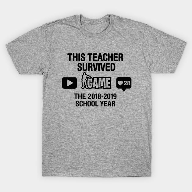 This teacher survived the 2018 2019 school year T-Shirt by LaundryFactory